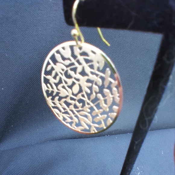 Boho Silvertonetone Fall Leaves Earrings Splendid 🍁 🍁 - Picture 8 of 10